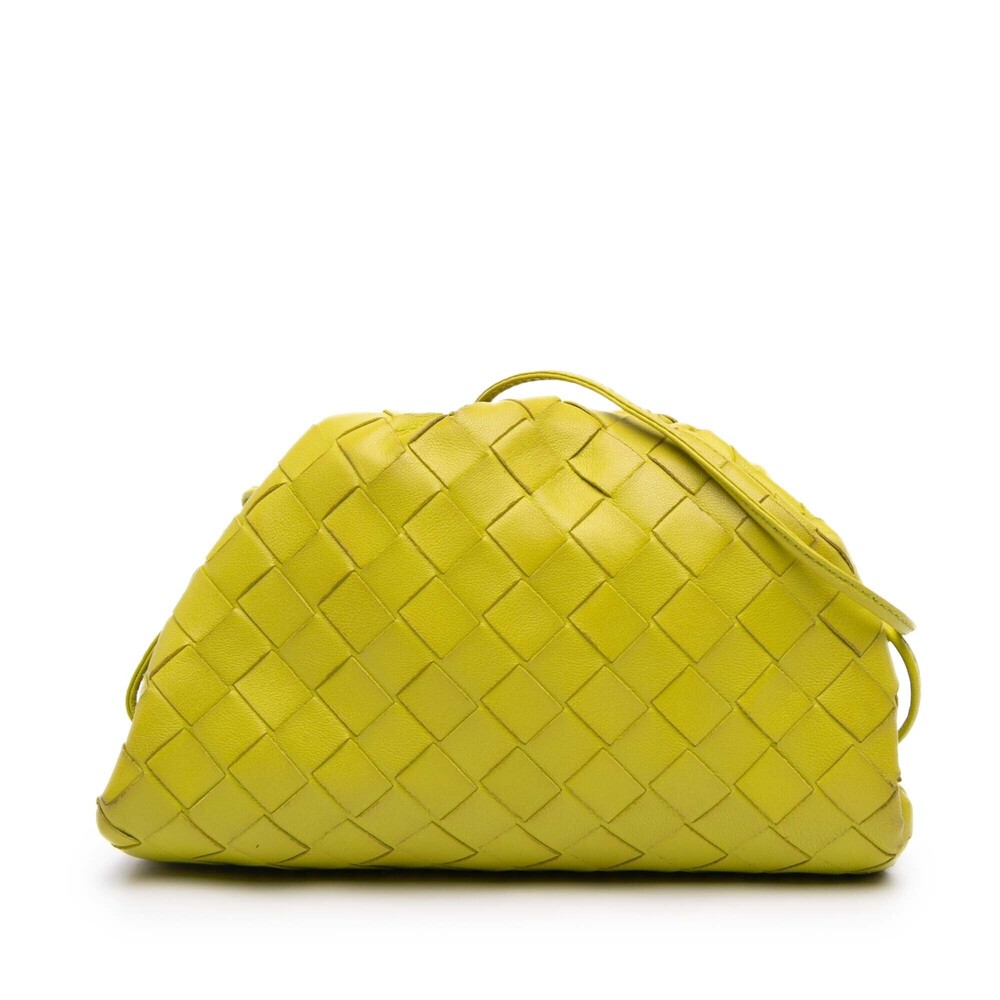 Pre-Loved Bottega Veneta Nappa Intrecciato The Mini Pouch Crossbody
